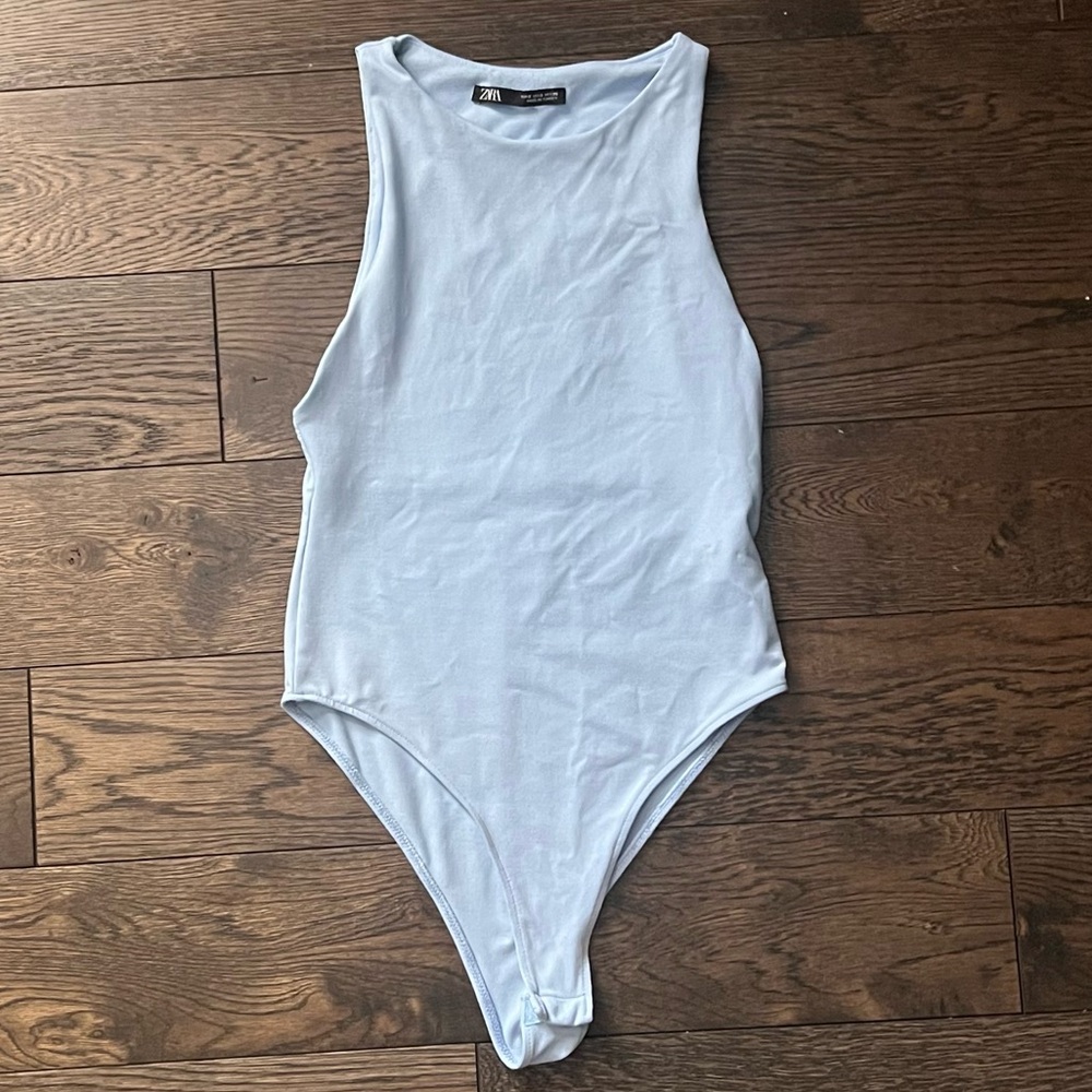 Zara blue bodysuit